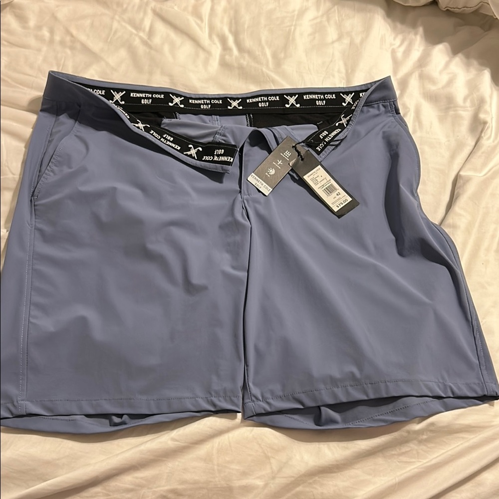 Kenneth Cole Men’s Slate Blue Shorts